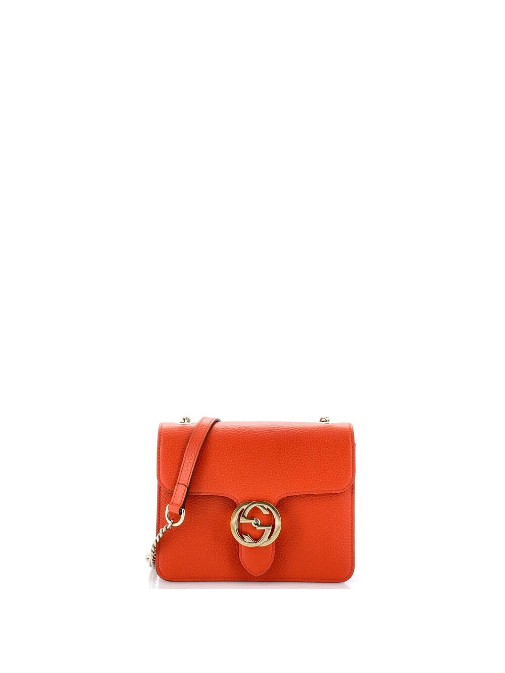 Gucci Interlocking Shoulder Bag Leather #351788G85B